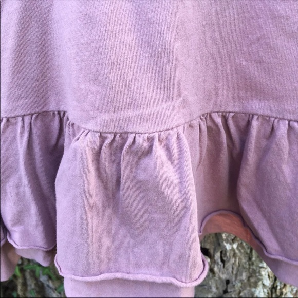 Flounce Ruffle Top/Pink/Size Large - Picture 3 of 5